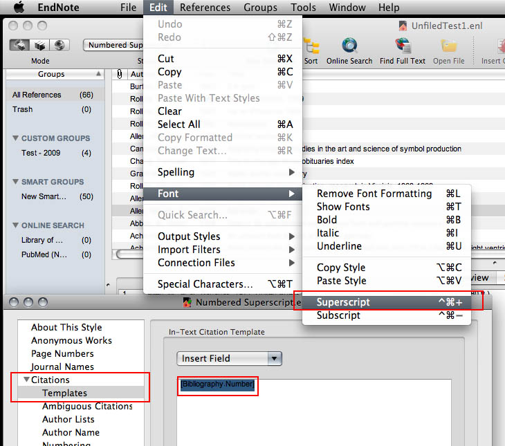 make word for mac use numerals for endnotes